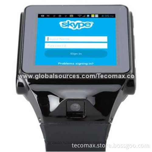 1.5-inch Smart Android Watch Phone with MTK6577 1.0Ghz Dual Core, Single SIM Card